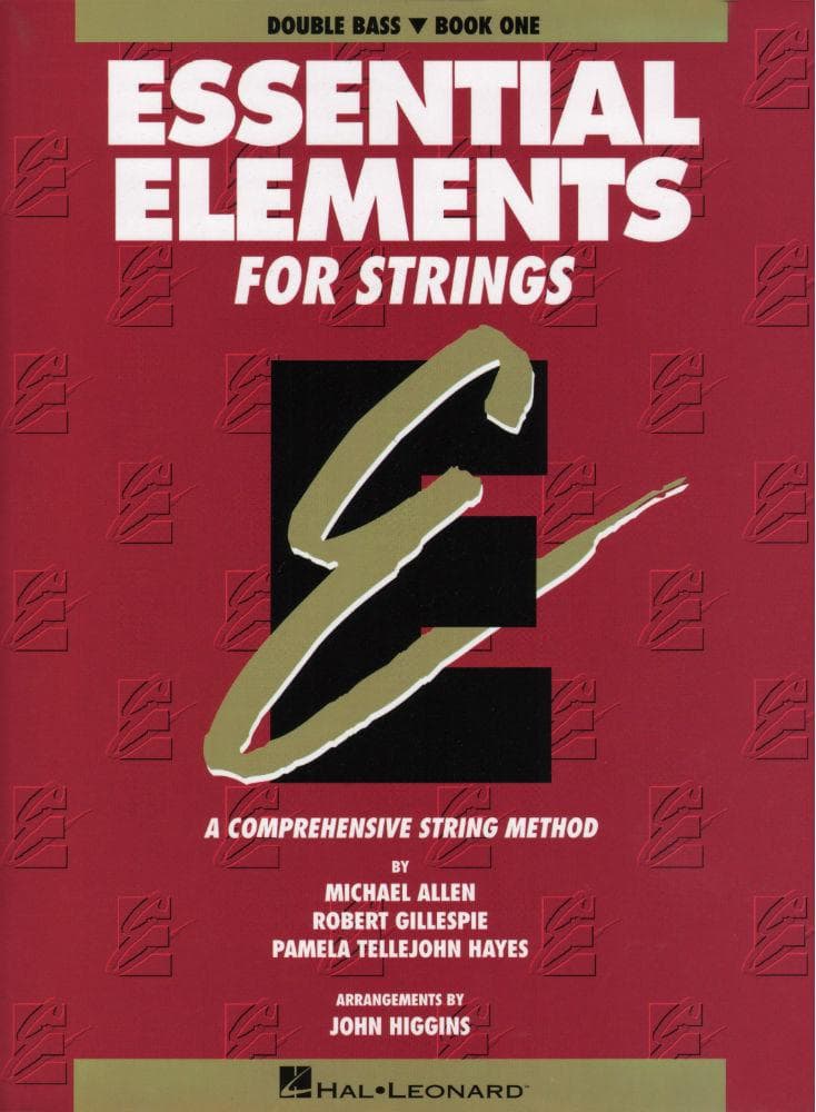 Essential Elements for Strings, Book 1 - Bass - by Allen/Gillespie/Hayes - Hal Leonard Publication