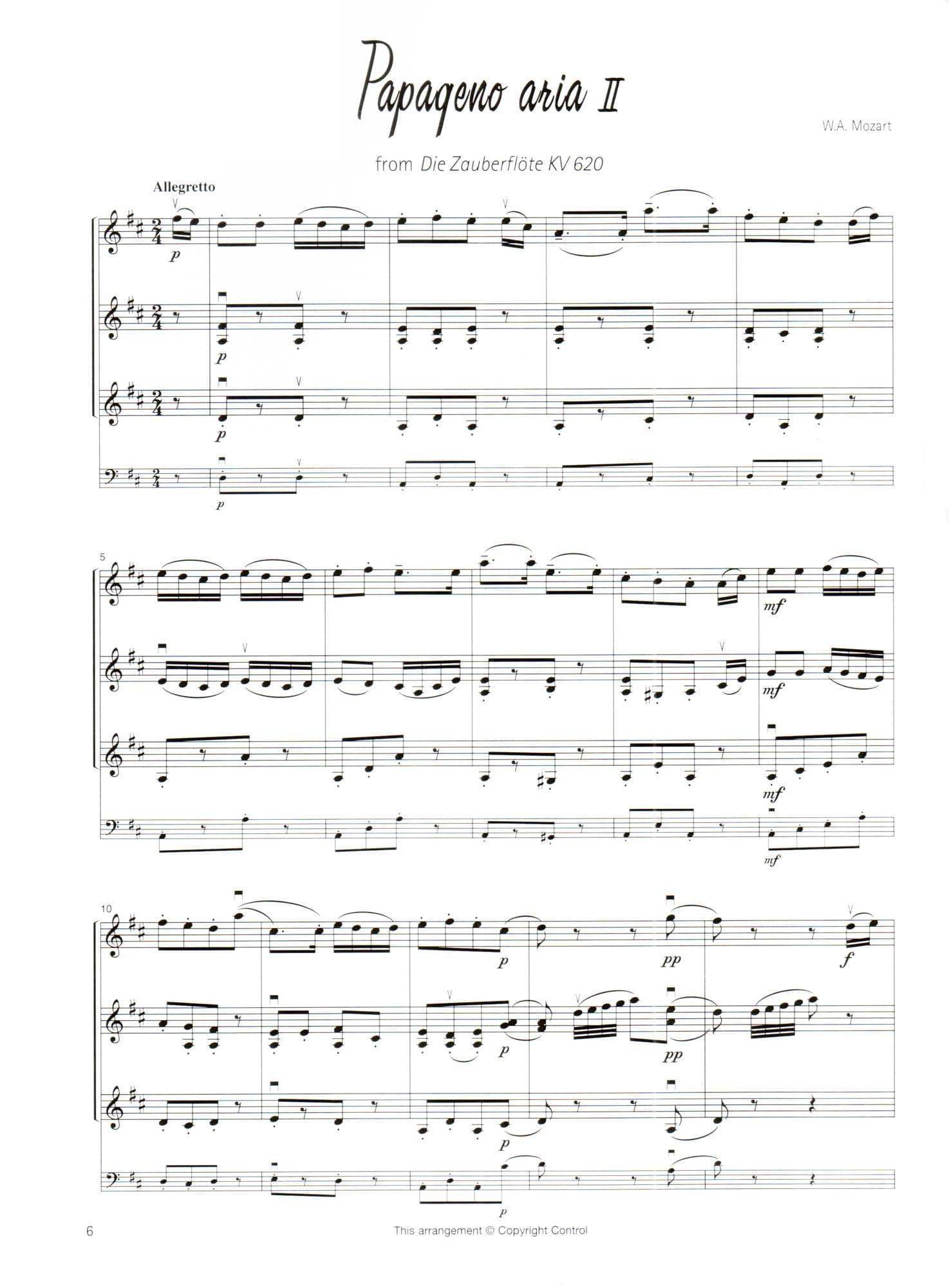 Classical Violin Trios (w/ Opt Cello Part)