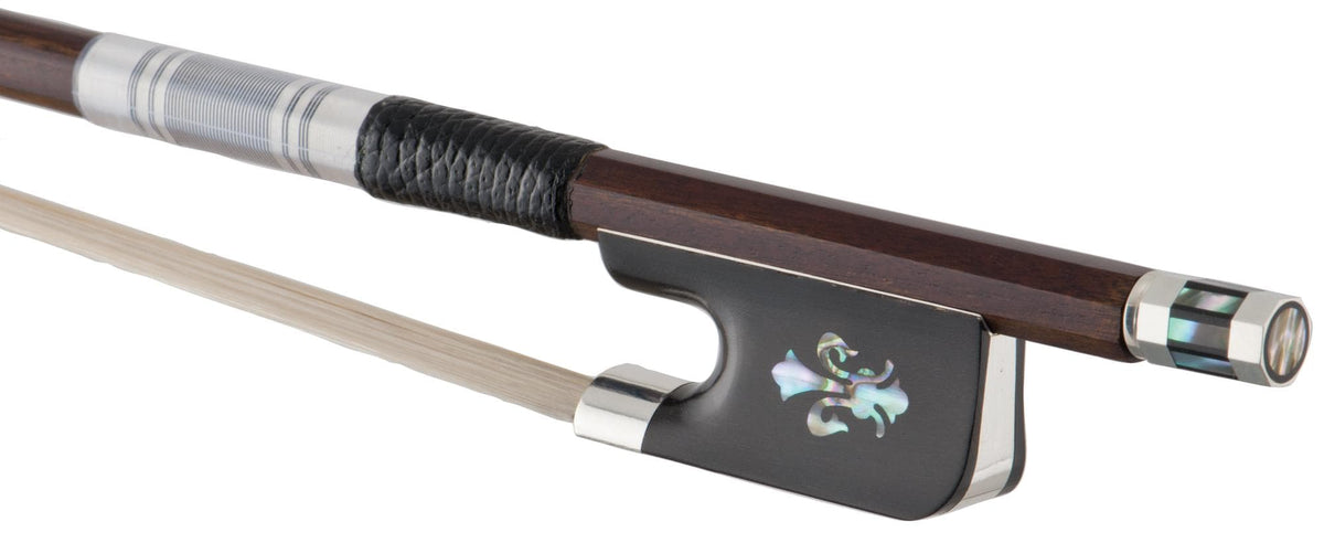 Fleur De Lis Pernambuco Cello Bow Silver 4/4 Size