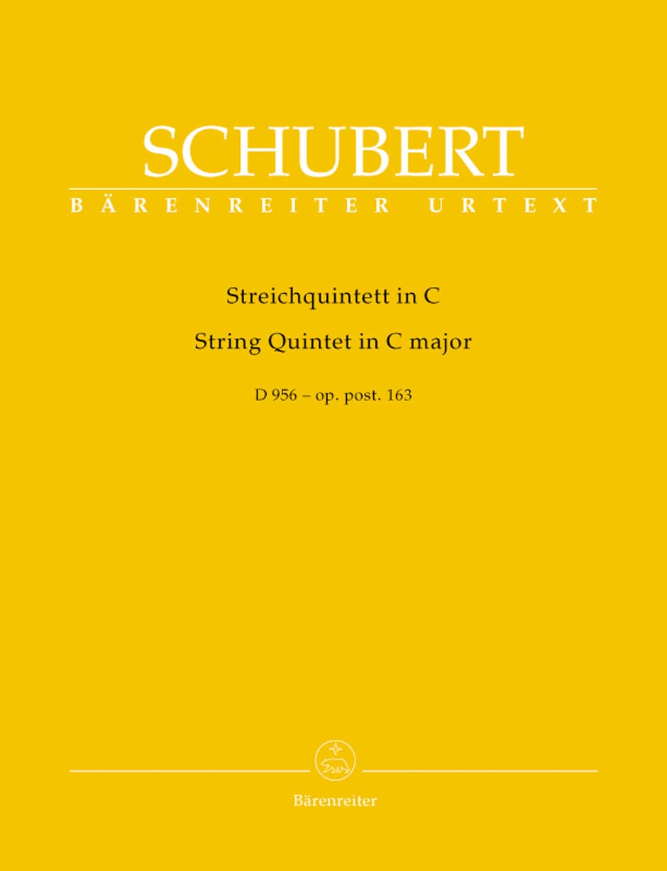 Schubert, Franz - Quintet in C Major, Op 163, D 956 - PARTS ONLY - Barenretier URTEXT