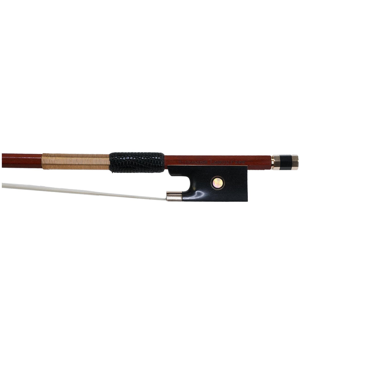 Alexander Langolf Pernambuco Violin Bow, Ebony/Gold