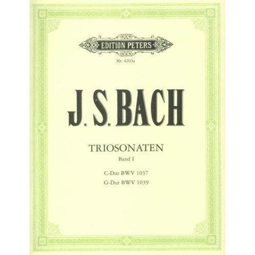 Bach, JS - Trio Sonatas, Volume 1: BWV 1037, 1039 - Two Violins and Piano - edited by Ludwig Landshoff - Edition Peters