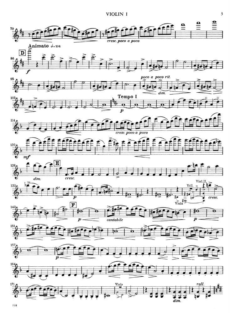 Borodin, Alexander - Quartet No 2 in D Major ( 1881 ) Parts for Two Violins, Viola and Cello - International Edition