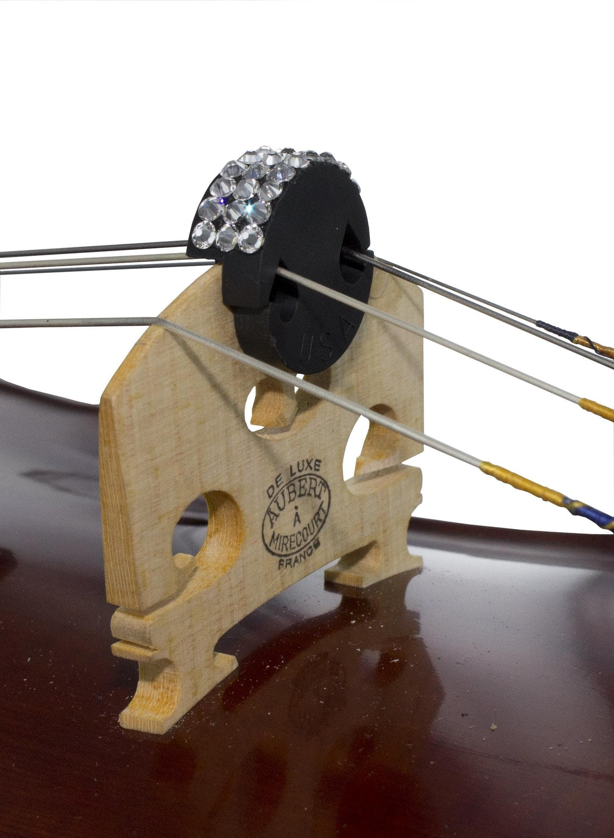 Bling Tourte Mute with Swarovski Crystals Viola