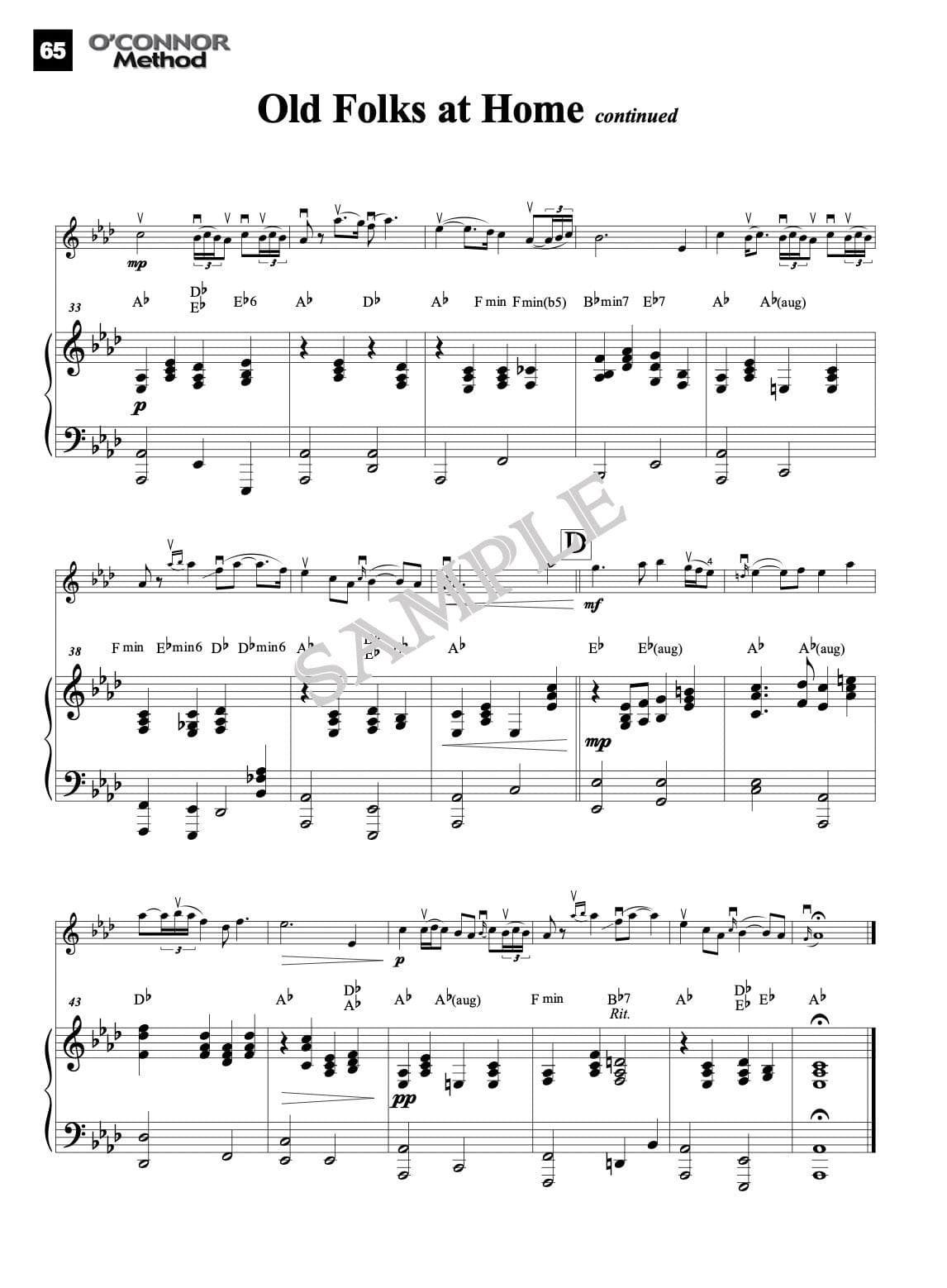O'Connor Violin Method III - Piano Accompaniment - Digital Download