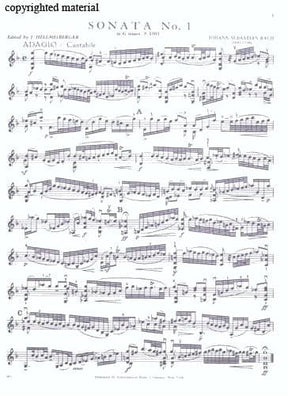 Bach, JS -  6 Sonatas and Partitas for Solo Violin, BWV 1001-1006 - edited by Joseph Hellmesberger - International Music Company