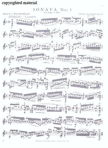 Bach, JS -  6 Sonatas and Partitas for Solo Violin, BWV 1001-1006 - edited by Joseph Hellmesberger - International Music Company