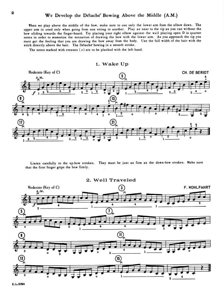 Applebaum, Samuel - First Position Etudes For Strings for Violin - Belwin/Mills Publication