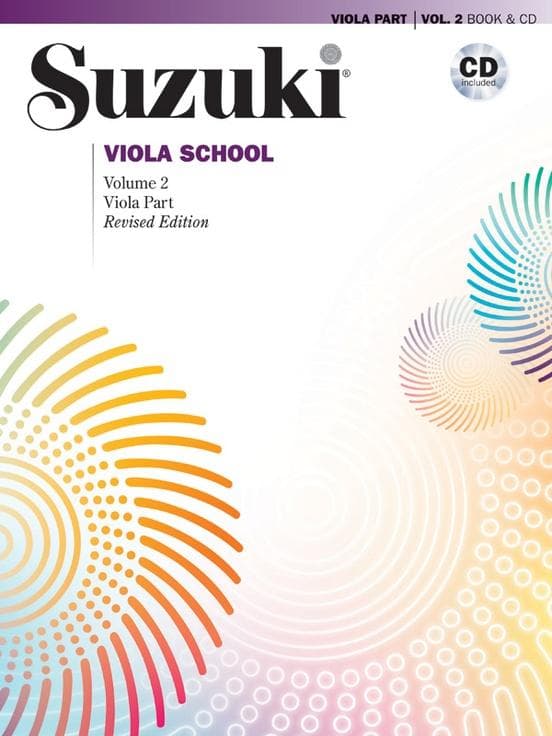 Suzuki Viola School Method Book with CD, Volume 2, Performed by Preucil