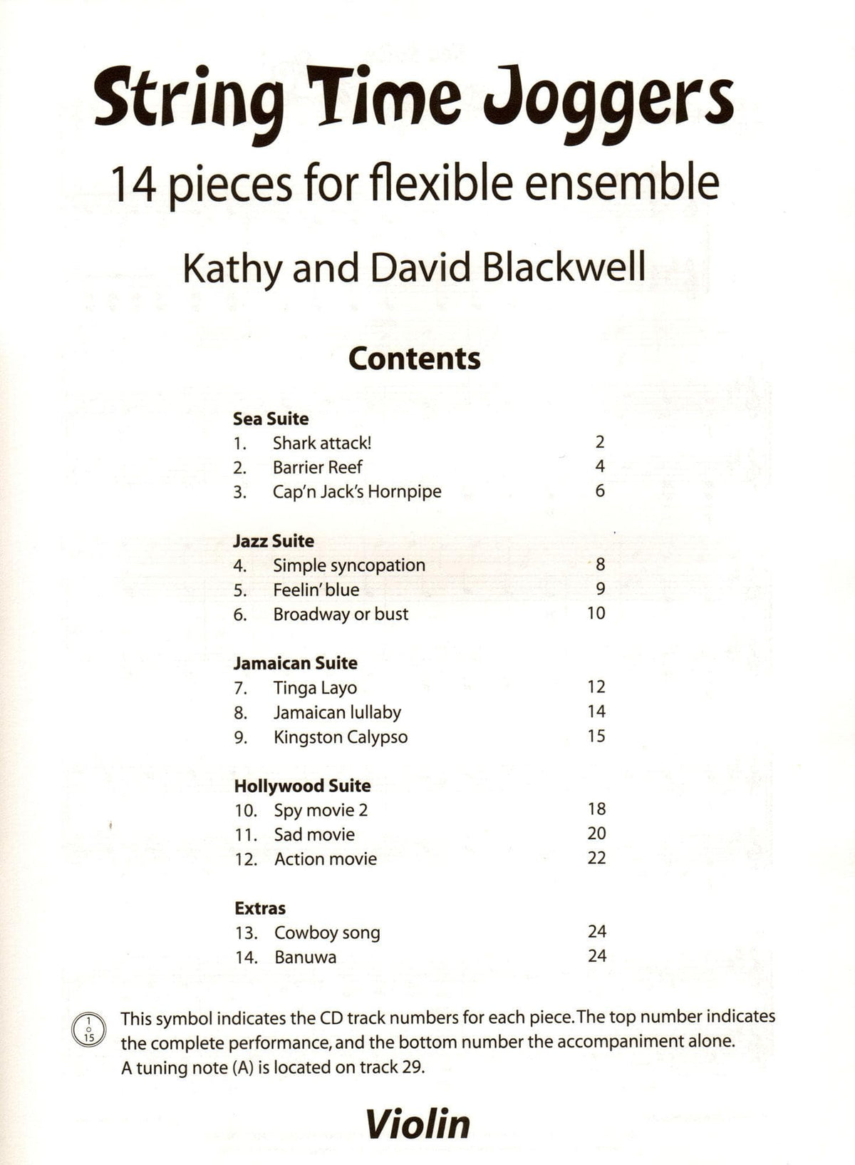 Blackwell, Kathy and David  - String Time Joggers for Violin - Oxford University Press