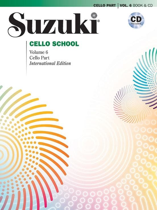 Suzuki Cello School Method Book and CD, Volume 6