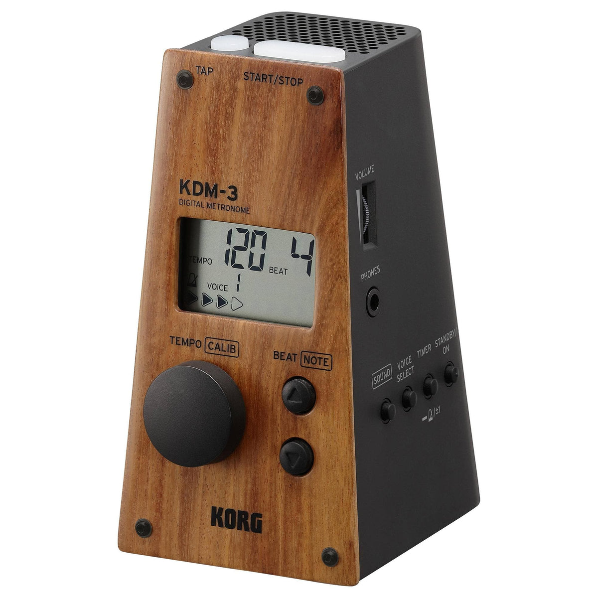 Korg KDM-3 Digital Metronome Wood-Black