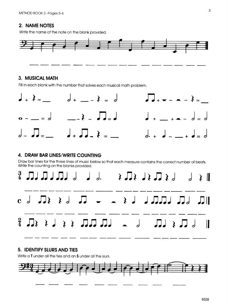 All For Strings Theory Workbook 2, Bass