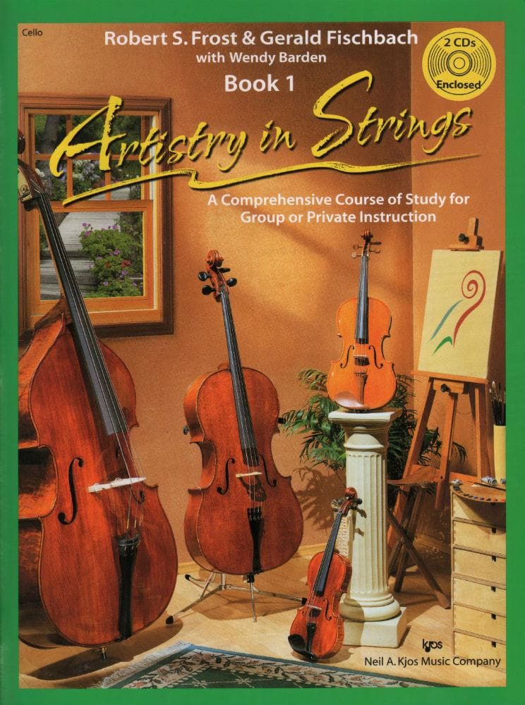 Frost/Fischbach/Barden - Artistry in Strings, Book 1 - Cello - Book/CD set - Neil A Kjos Music Co