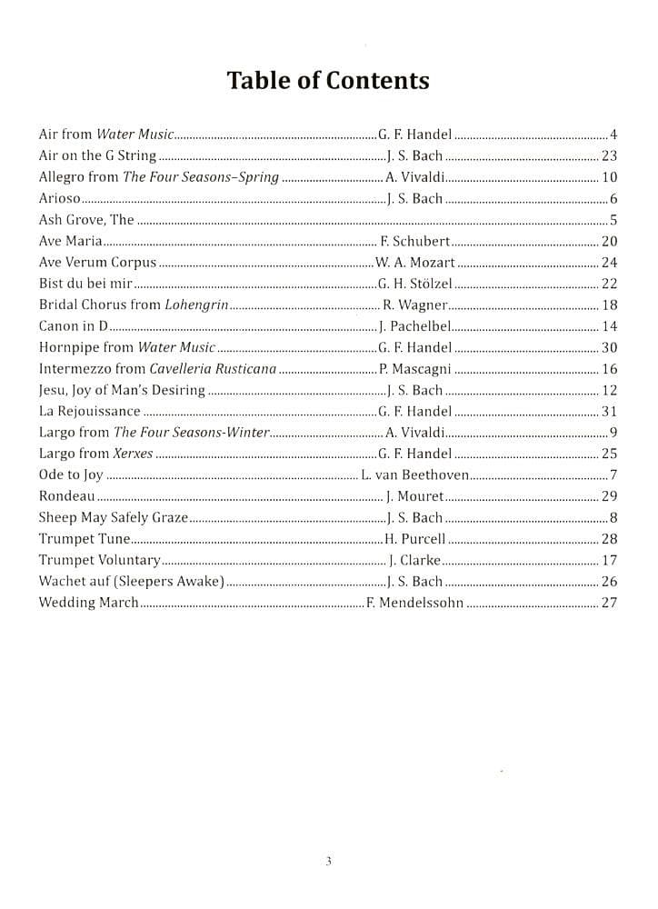 Curatolo, Katherine - Wedding Music for Solo Violin - Mel Bay