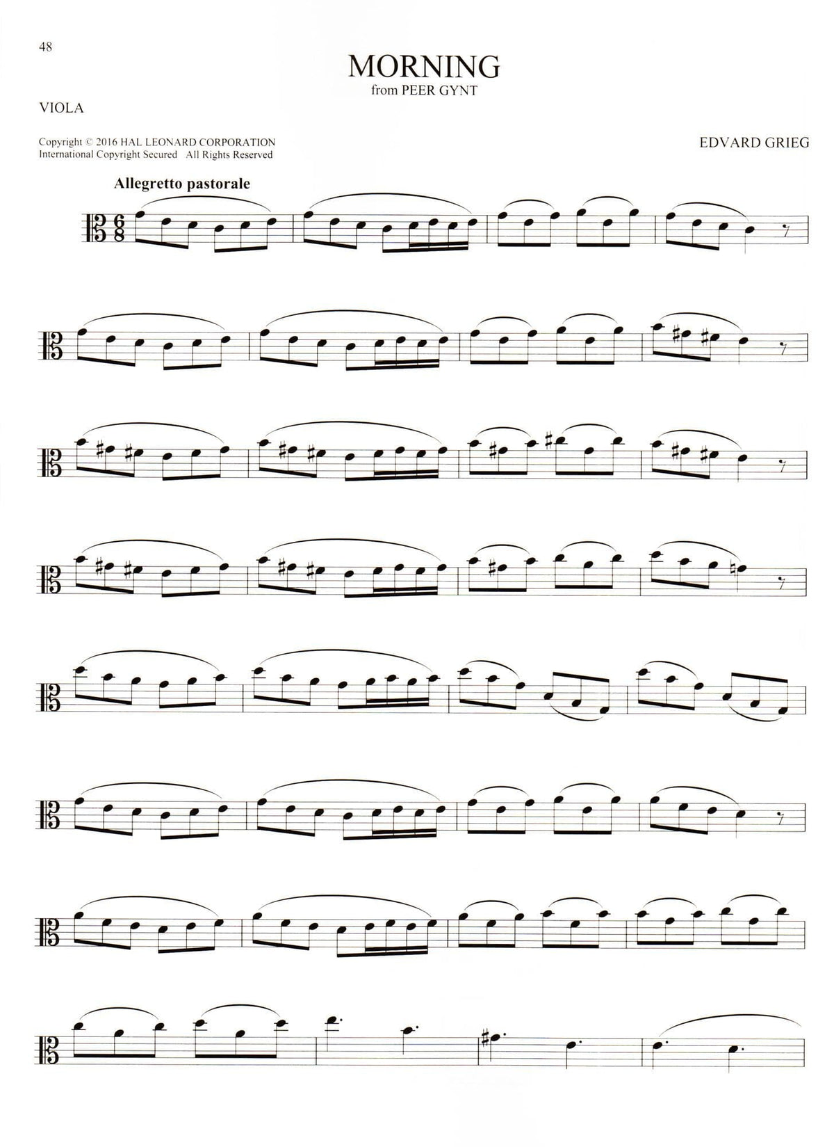 101 Classical Themes for Viola