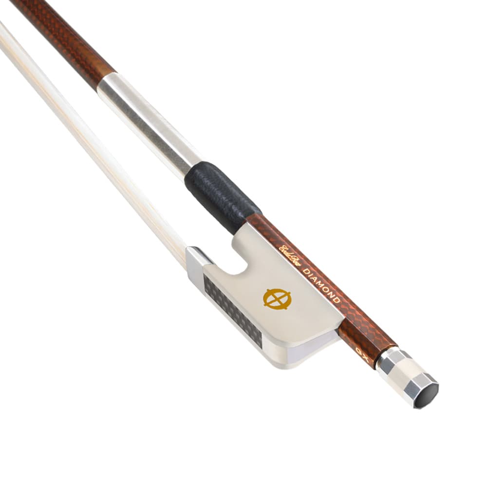 CodaBow Diamond GX Viola Bow - Alabaster Frog