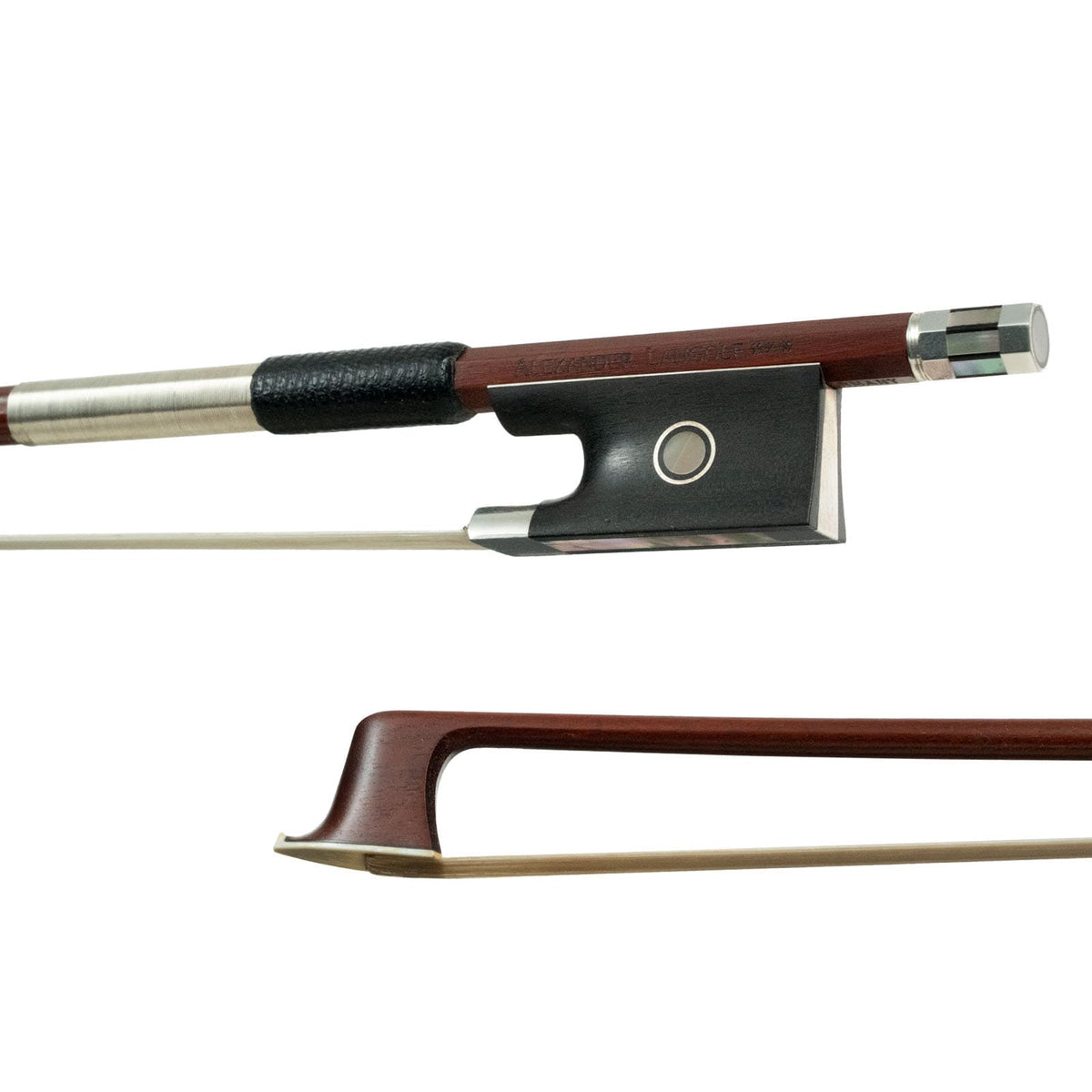 Alexander Langolf Pernambuco Violin Bow, Ebony/Silver