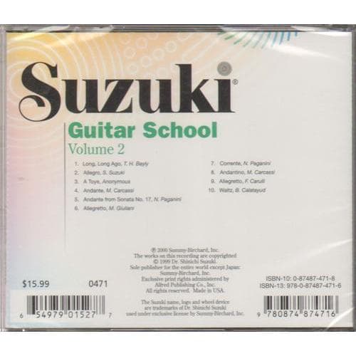 Suzuki Guitar School CD, Volume 2