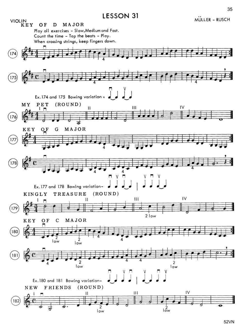 Müller/Rusch - String Method, Book 2 - Violin - Kjos Music Co