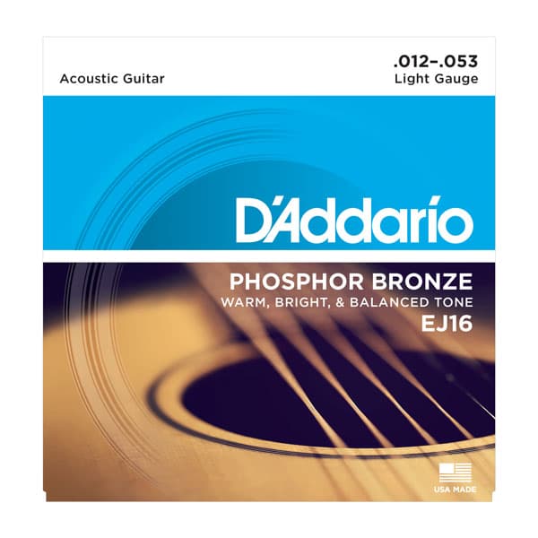 D'Addario Phosphor Bronze Guitar Set Light