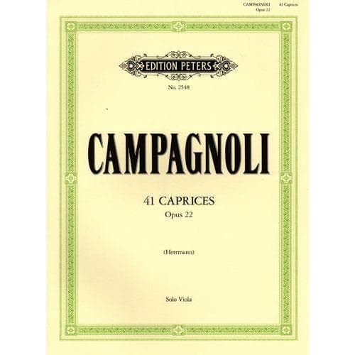 Master violin exercises with Campagnoli Caprices sheet music