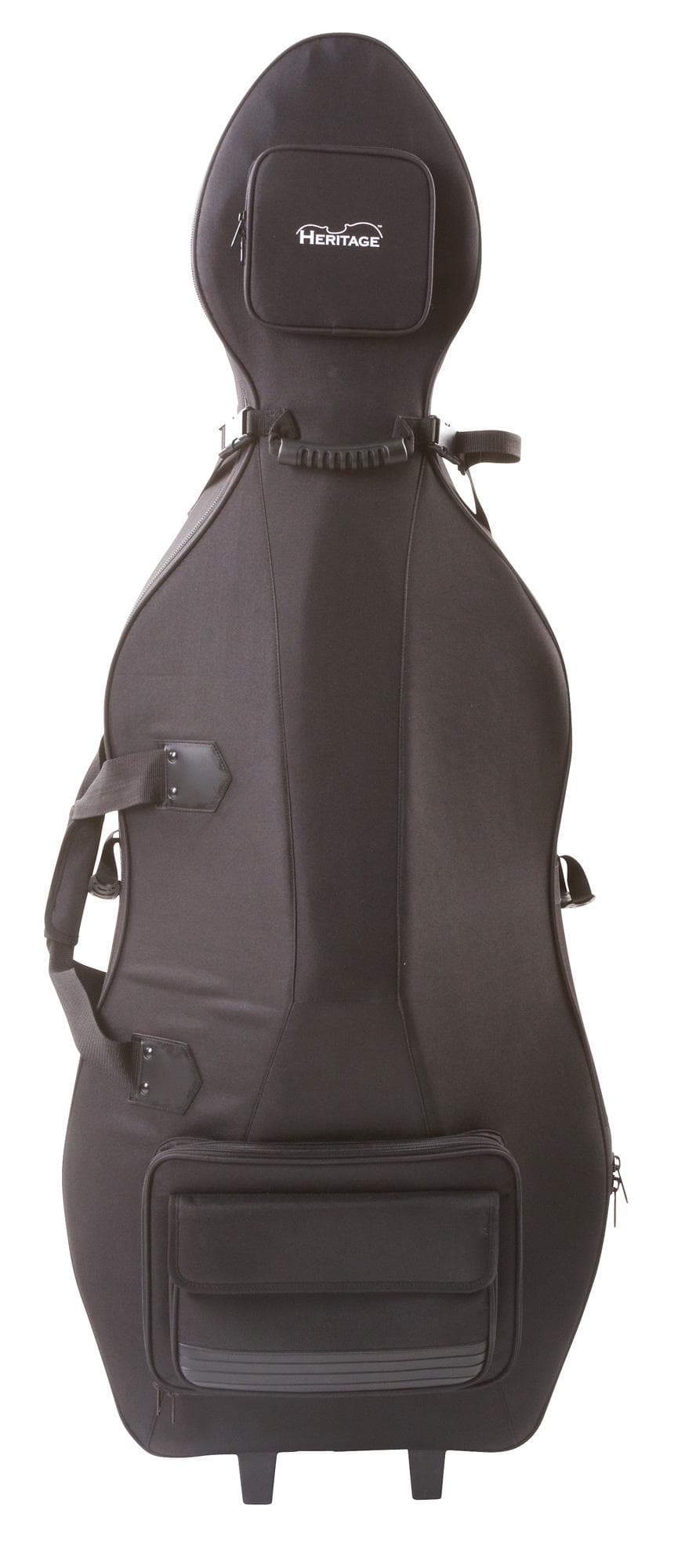 14 Inch Deep Black Water Resistant Nylon Jewelry Carrying Salesman Travel Case E