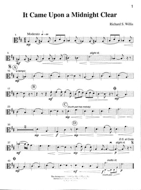 Music for Four: Traditional Christmas Favorites - Part 3 (Viola) - arranged by Daniel Kelley - Last Resort Music