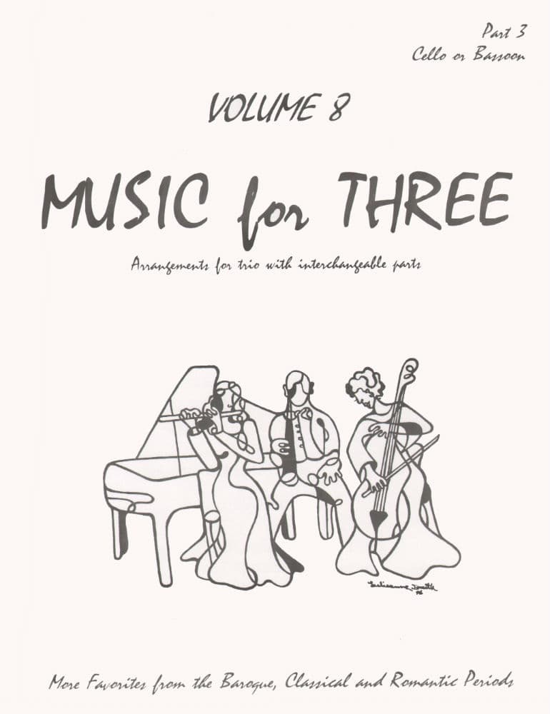 Music for Three, Volume 8, Part 3 Cello or Bassoon  Published by Last Resort Music