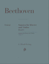 Beethoven, Ludwig - Sonatas for Violin and Piano, Volume 1 - edited by Max Rostal - Henle Edition
