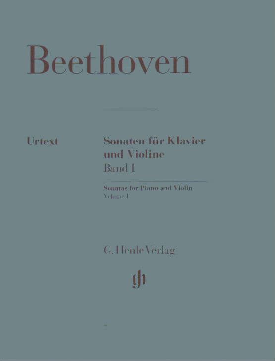 Beethoven, Ludwig - Sonatas for Violin and Piano, Volume 1 - edited by Max Rostal - Henle Edition