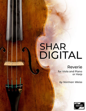 Weiss, Norman - Reverie for Viola and Piano (or Harp) - Digital Download
