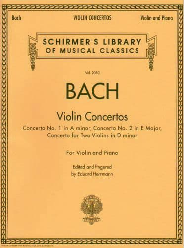 Bach Violin Concertos: Sheet Music for Piano & Violin
