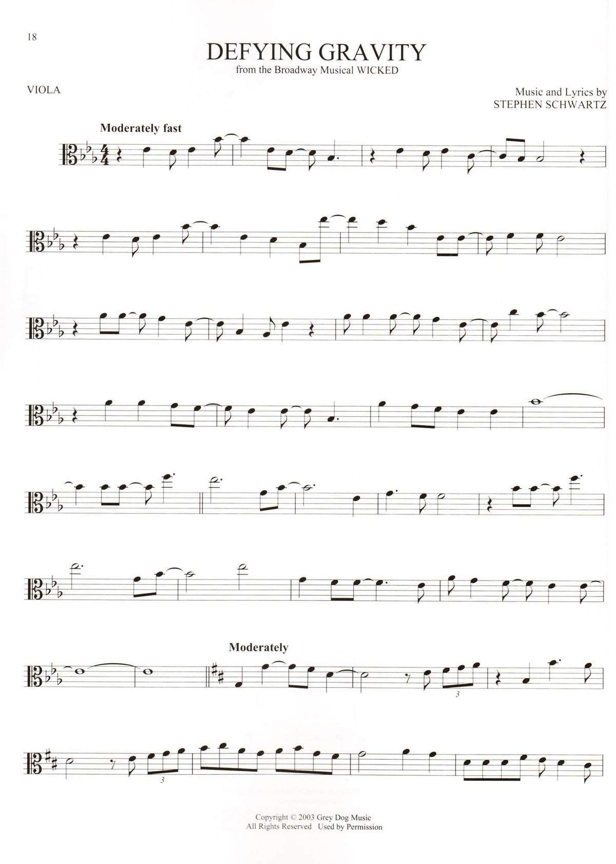 101 Broadway Songs for Viola