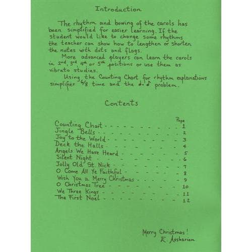 Fun With Christmas - Beginner Book for Violin by Evelyn AvSharian