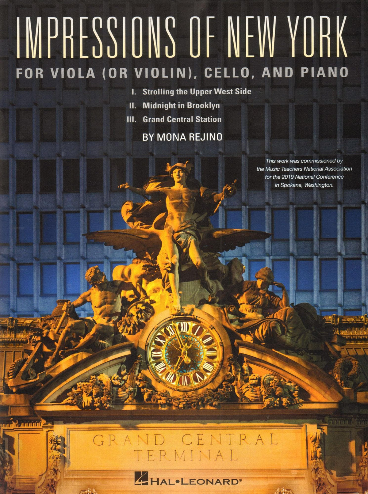 Rejino, Mona - Impressions of New York - for Viola (Violin), Cello, and Piano - Hal Leonard
