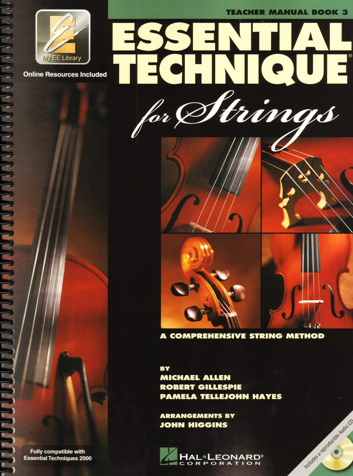 Essential Technique Interactive (formerly 2000) for Strings - Teacher Manual Book 3 - with CD - by Allen/Gillespie/Hayes - Hal Leonard Publication