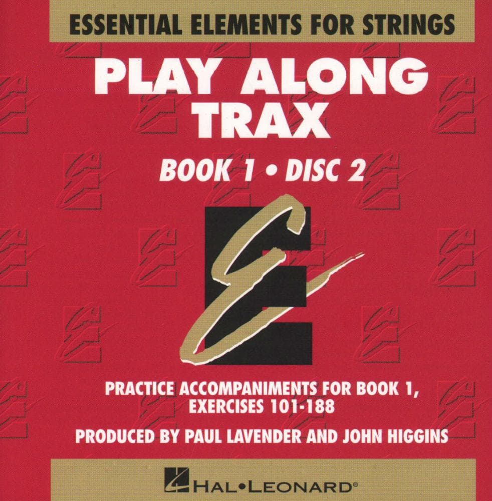 Essential Elements for Strings, Book 1 - Play Along Trax - 2-CD set - Hal Leonard Publication
