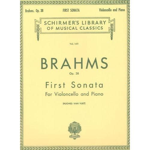 Brahms, Johannes - Sonata No 1 in e minor Op 38 for Cello and Piano - Arranged by Van Vliet - Schirmer Edition