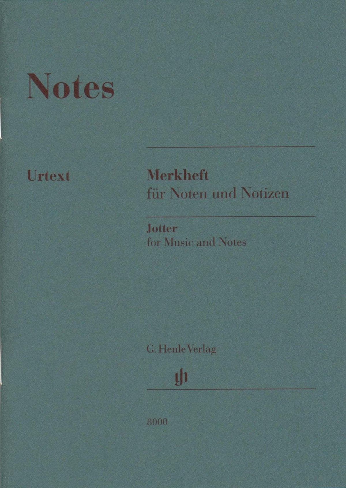 Jotter for Music and Notes - Mini Manuscript Paper - 4