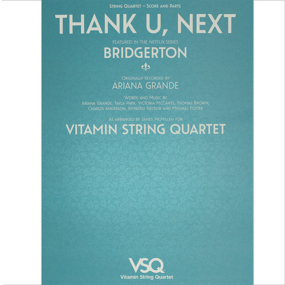 Thank U, Next - featured in the Netflix Series Bridgerton - for String Quartet - Softcover