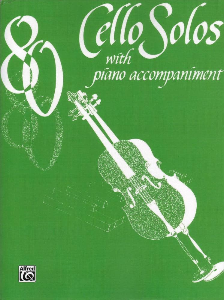 Eighty Cello Solos wth Piano Accompaniment - Cello and Piano - edited by Leoni - Belwin-Mills (Alfred Music Publishing)