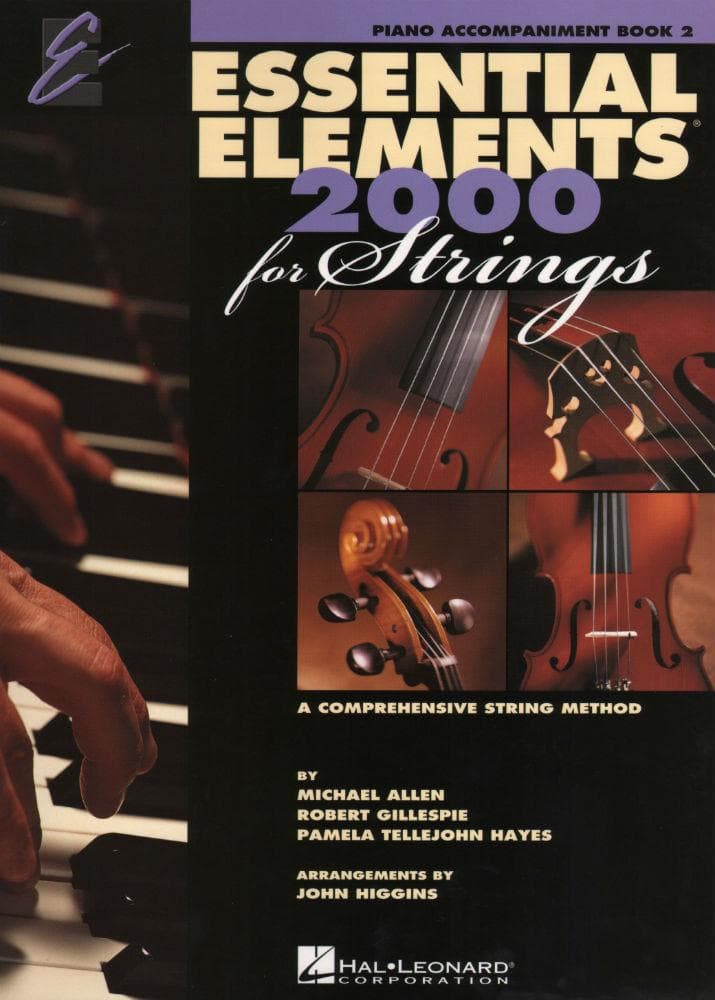 Essential Elements 2000 for Strings - Piano Accompaniment Book 2 - by Allen/Gillespie/Hayes - Hal Leonard Publication