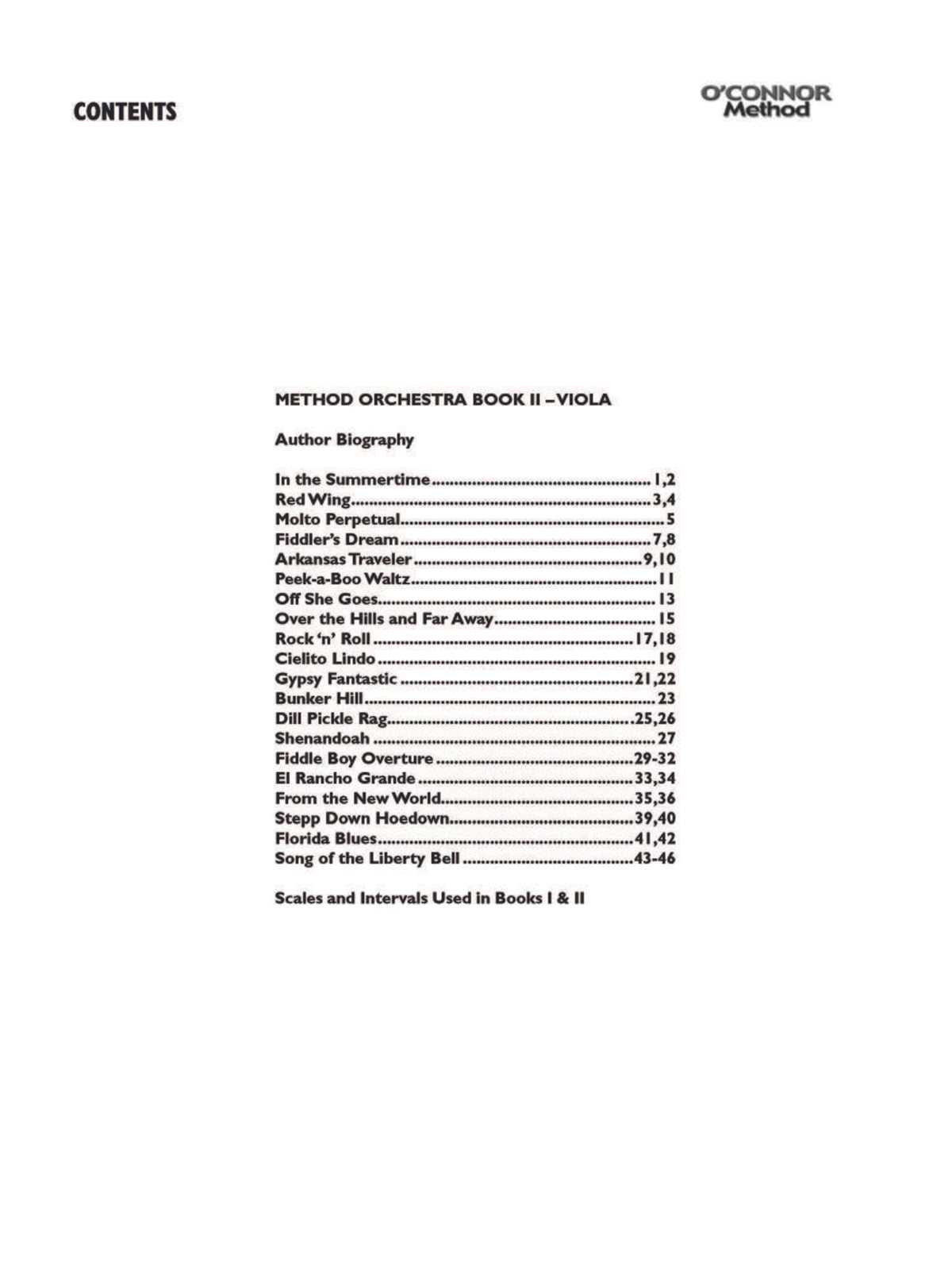 O'Connor Method for Orchestra - Book II - Viola Part - Digital Download