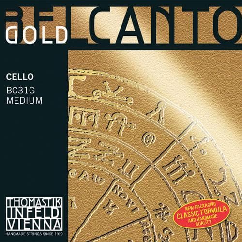 Thomastik-Infeld Belcanto Gold Cello A-String - 4/4 Size - Medium Gauge