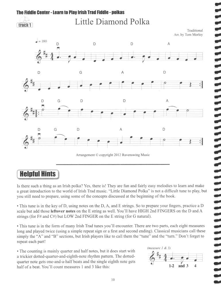Morley, Tom - Learn To Play Irish Trad Fiddle - Book/CD - Flying Frog Music