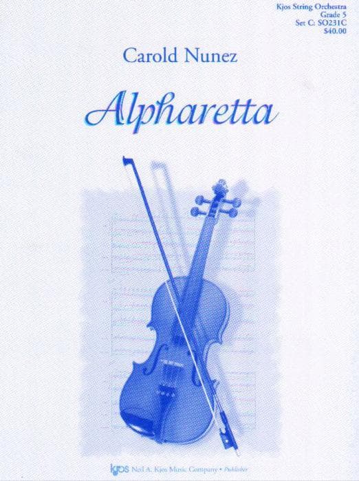 Nunez, Carlos - Alpharetta for String Orchestra - Neil A Kjos Music Company