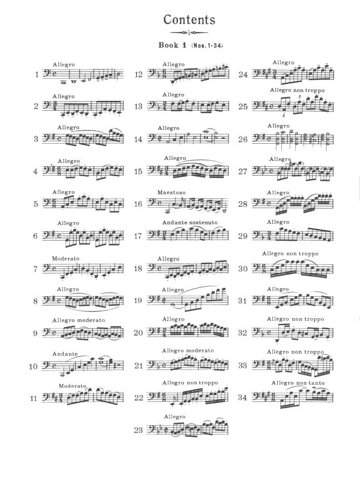 Dotzauer, Friedrich - Exercises for the Cello, Books 1 and 2 - edited by Johannes Klingenberg - Schirmer