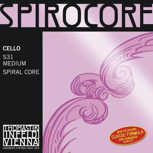 Thomastik-Infeld Spirocore Cello A-String - 4/4 Size - Medium Gauge