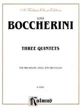 Boccherini, Luigi - 3 Quintets G 504 , 276 , 310 for Two Violins, Viola and Two Cellos - Kalmus Publication
